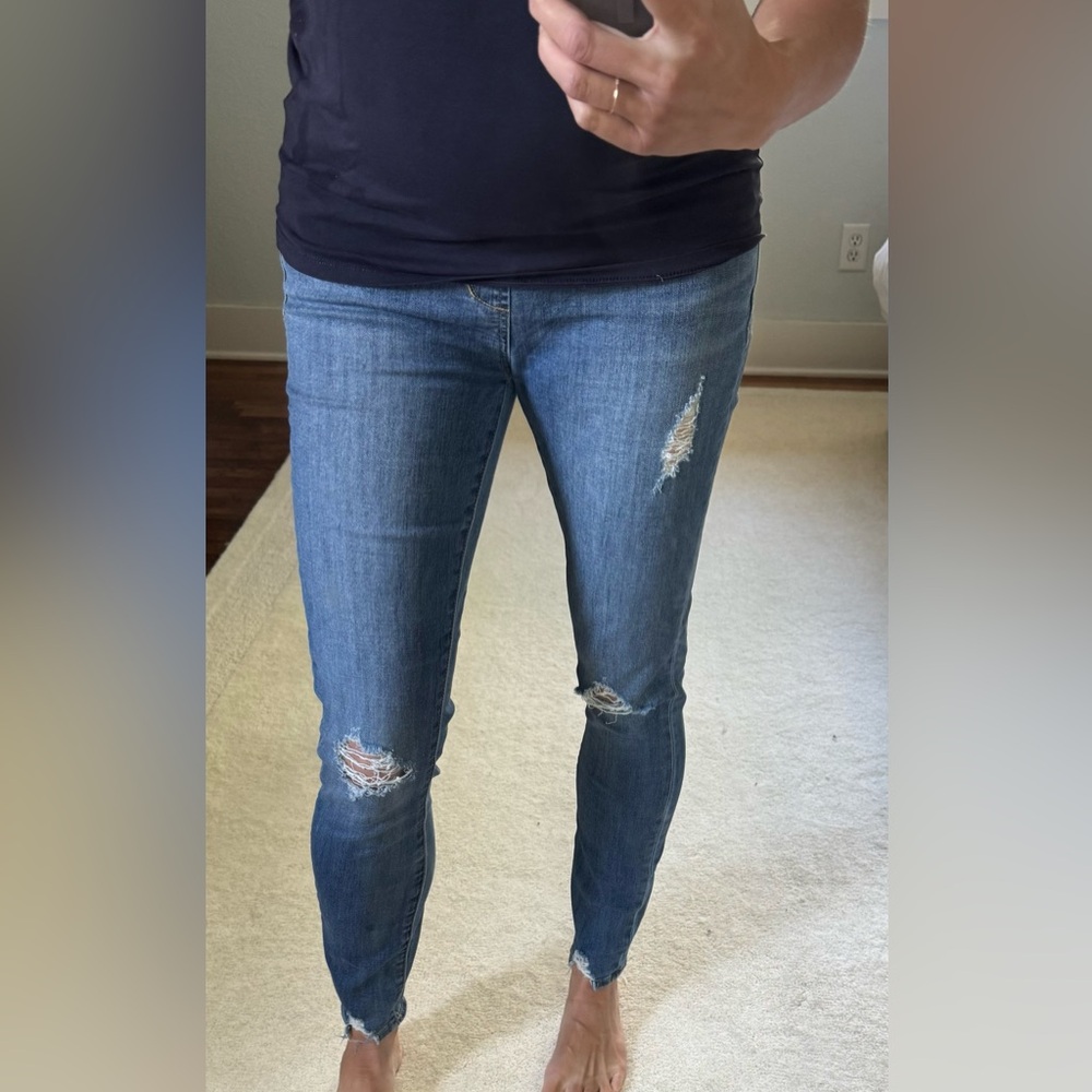Maternity Distressed Women's Jeans